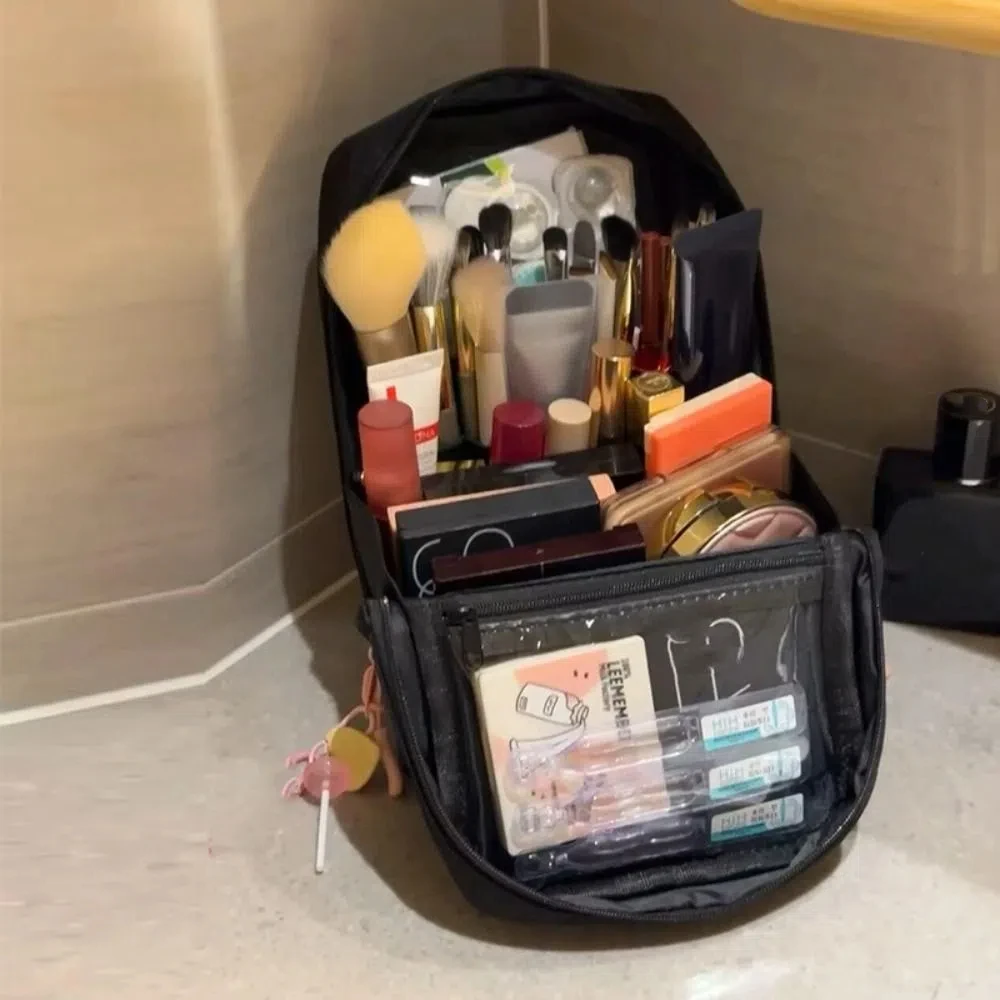 Pink Bowknot Nylon Vertical Makeup Bag Partitioned Pencil Case Bow Cosmetic Bag Large Capacity Multifunctional
Pink Bowknot Nylon Vertical Makeup Bag Partitioned Pencil Case Bow Cosmetic Bag Large Capacity Multifunctional