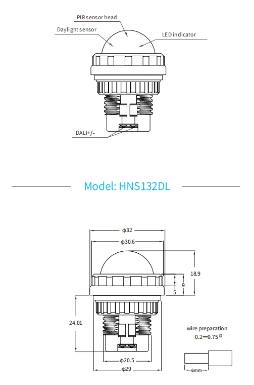 EE1 HNS132DL DALI-2 D4i Indoor IP65 Multi-Sensor Input Device Zhaga Book20 PIR Motion Sensor For Indoor Use
EE1 HNS132DL DALI-2 D4i Indoor IP65 Multi-Sensor Input Device Zhaga Book20 PIR Motion Sensor For Indoor Use