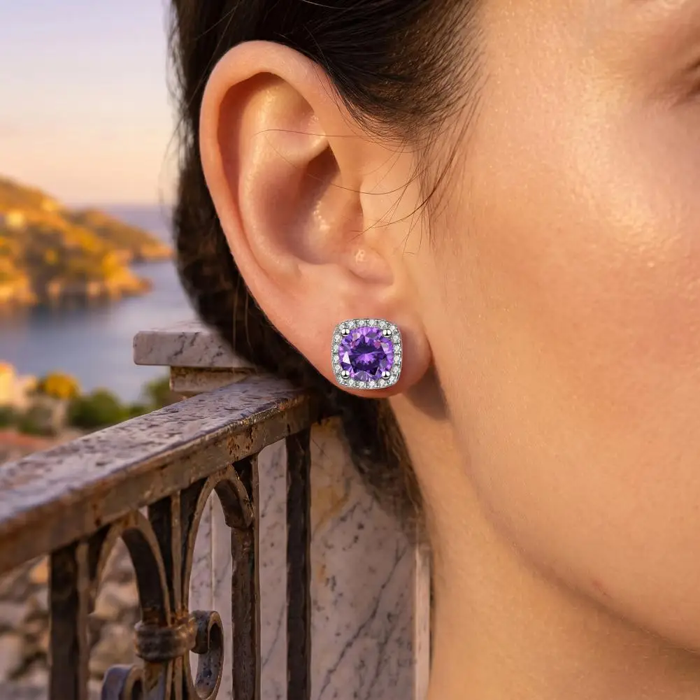 1 Pair Precision Cut Stones Earrings Square Shape Cubic Zirconia Inlaid Ear Studs Dressy Casual Earrings Jewelry Gift
1 Pair Precision Cut Stones Earrings Square Shape Cubic Zirconia Inlaid Ear Studs Dressy Casual Earrings Jewelry Gift