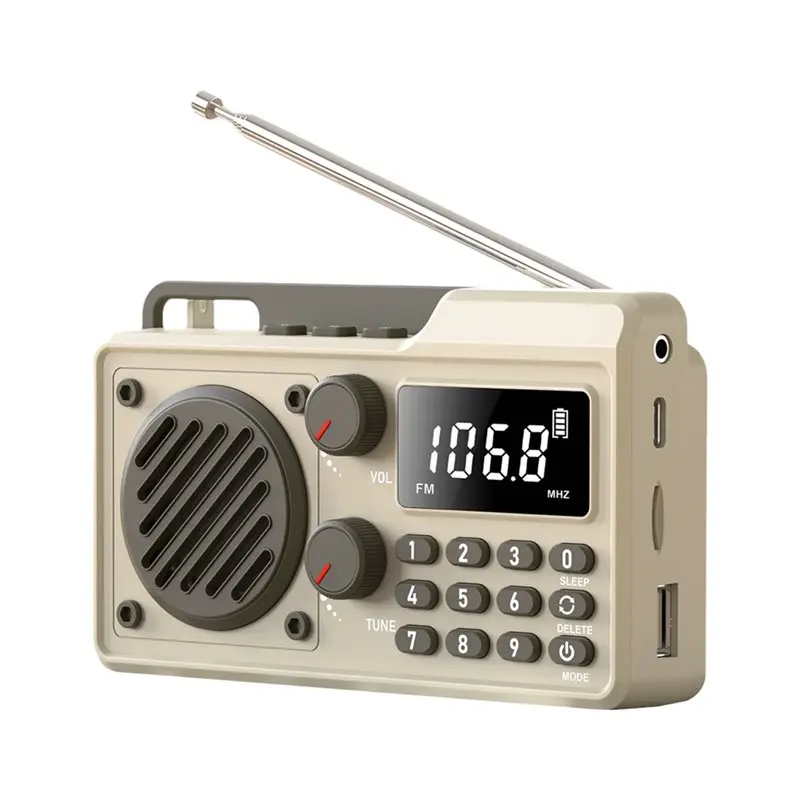 Mini Full Band Radio Portable FM AM SW DSP Radios Receiver 1500Mah Fast Charge Bluetooth Speaker Shockproof For Outdoor
Mini Full Band Radio Portable FM AM SW DSP Radios Receiver 1500Mah Fast Charge Bluetooth Speaker Shockproof For Outdoor