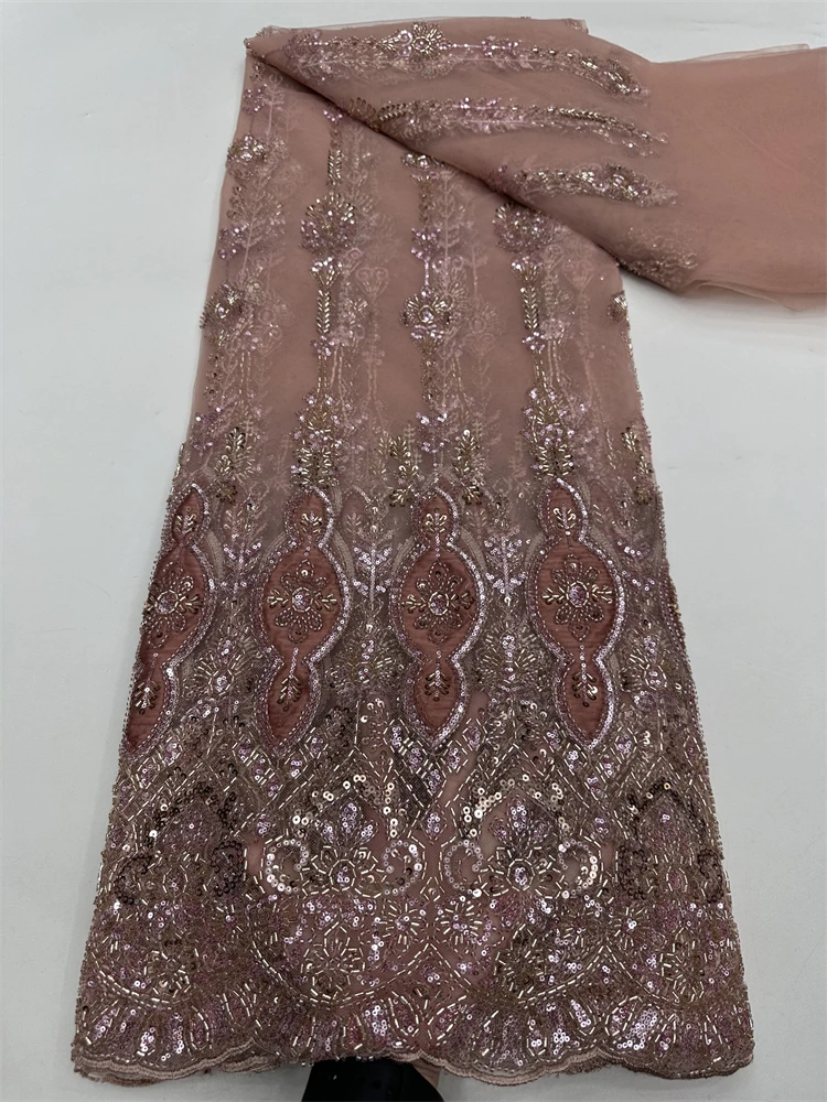 2025 Luxurious Nigerian African Beaded Lace Fabric High Quality Sequins Embroidery African French Lace Fabric For Sewing Dress
2025 Luxurious Nigerian African Beaded Lace Fabric High Quality Sequins Embroidery African French Lace Fabric For Sewing Dress