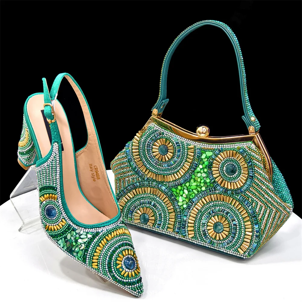 doershow Italian Shoes and Bags To Match Shoes with Bag Set Decorated with Rhinestone Nigerian Women Wedding Shoes set! HFG1-30
doershow Italian Shoes and Bags To Match Shoes with Bag Set Decorated with Rhinestone Nigerian Women Wedding Shoes set! HFG1-30