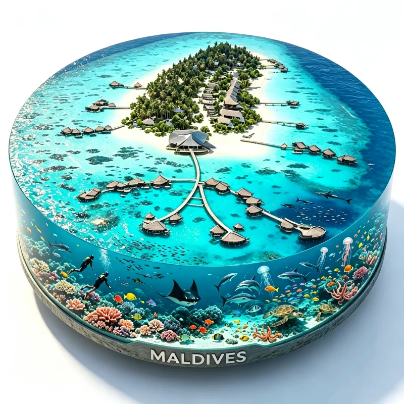 Maldives Fridge Stickers MetalA Alloy Material Diving Souvenirs Kani Islands Fridge Stickers Birthday Gifts Home Decoration
Maldives Fridge Stickers MetalA Alloy Material Diving Souvenirs Kani Islands Fridge Stickers Birthday Gifts Home Decoration