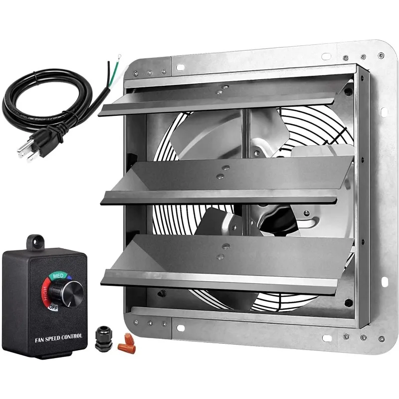 InfiniPower 12" Exhaust Fan with Speed Controller and Power Cord Kit, Providing Superior Ventilation for Windows,Attics,Kitchens
InfiniPower 12" Exhaust Fan with Speed Controller and Power Cord Kit, Providing Superior Ventilation for Windows,Attics,Kitchens