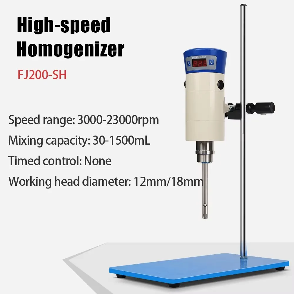 Laboratory Mixer Digital High-speed Homogenizer Tissue Paint Cream Dispersing Emulsifier Machine Lab Homogenizer Mixer
Laboratory Mixer Digital High-speed Homogenizer Tissue Paint Cream Dispersing Emulsifier Machine Lab Homogenizer Mixer