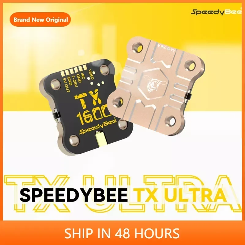 SpeedyBee TX ULTRA TX1600 5.8GHz 48CH 1.6W FPV VTX High-efficiency Heat Sink 2-6S LIPO 20X20mm for FPV Long Range Drones
SpeedyBee TX ULTRA TX1600 5.8GHz 48CH 1.6W FPV VTX High-efficiency Heat Sink 2-6S LIPO 20X20mm for FPV Long Range Drones