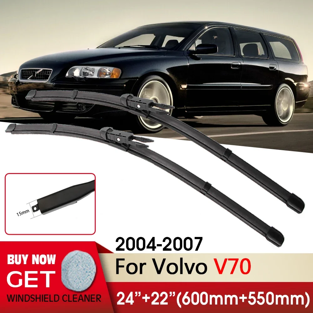 Car Wiper RHD & LHD Front Wiper Blade 24"+22" For Volvo V70 2004-2007 Fit Pinch Tab Arm Windscreen Wipers Auto Accessories
Car Wiper RHD & LHD Front Wiper Blade 24"+22" For Volvo V70 2004-2007 Fit Pinch Tab Arm Windscreen Wipers Auto Accessories
