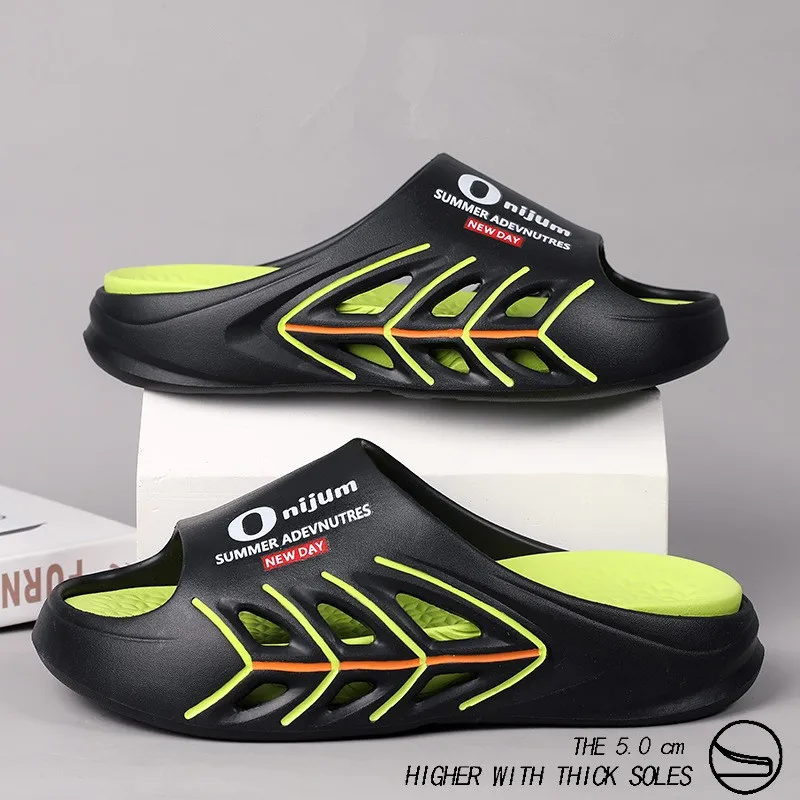 Fashion 2025 Summer Men EVA Durable Slippers Super Soft Breathable Thick Soles Slides Outdoor Casual Sandals Beach Fish Shoes 
Fashion 2025 Summer Men EVA Durable Slippers Super Soft Breathable Thick Soles Slides Outdoor Casual Sandals Beach Fish Shoes