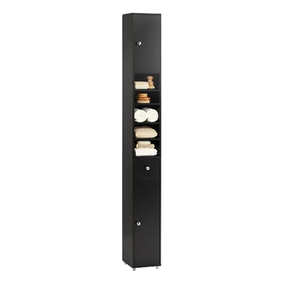 Narrow Bathroom Storage Cabinet Tall Slim Bathroom Organizers and Storage for Small Spaces Freestanding Skinny Cabinet with Doo
Narrow Bathroom Storage Cabinet Tall Slim Bathroom Organizers and Storage for Small Spaces Freestanding Skinny Cabinet with Doo