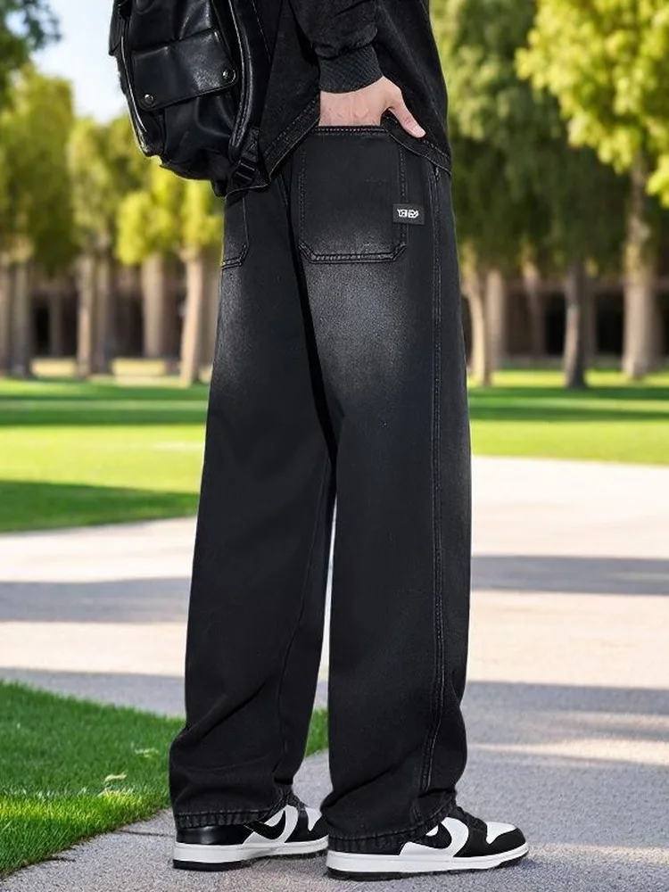 Youth Summer Casual High Waist Jeans Men's Loose Straight Leg Wide Leg Drawstring High School Junior High Students Leisure Pants
Youth Summer Casual High Waist Jeans Men's Loose Straight Leg Wide Leg Drawstring High School Junior High Students Leisure Pants