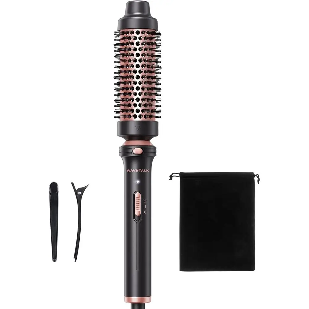 1.5 Detachable Heated Round Brush with Velvet Pouch, Dual Voltage, Ideal for Blowouts, Rose Gold
1.5 Detachable Heated Round Brush with Velvet Pouch, Dual Voltage, Ideal for Blowouts, Rose Gold