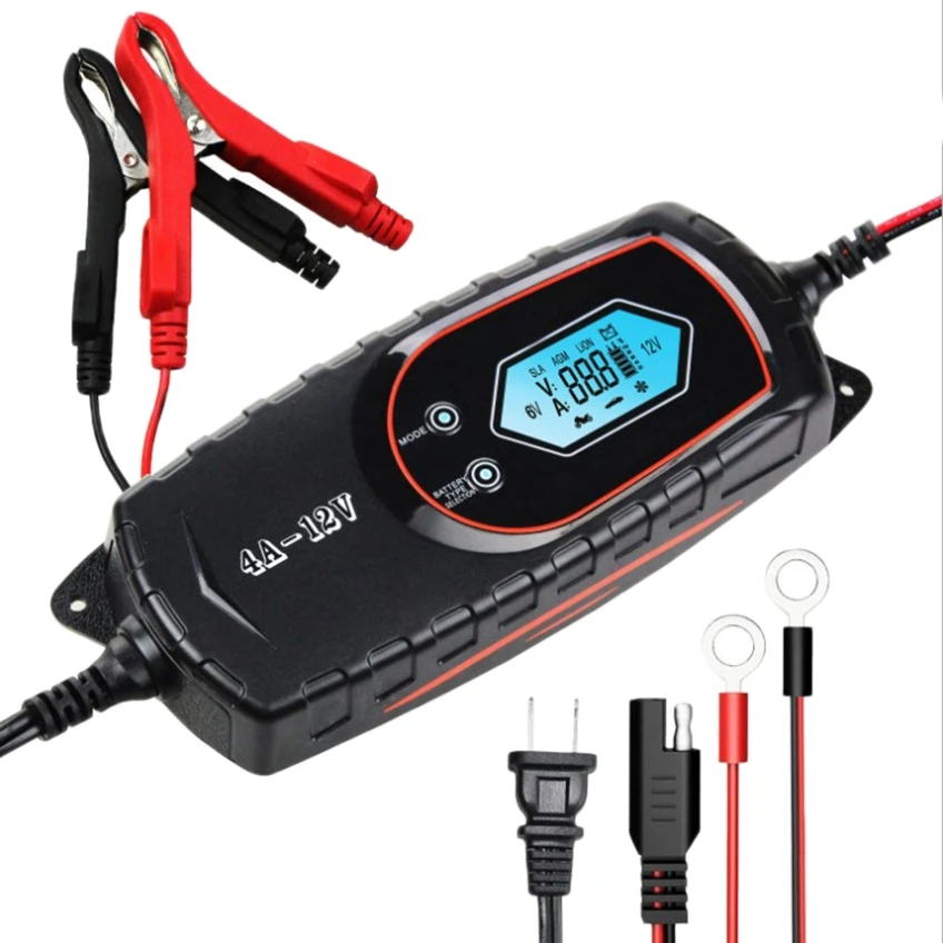 Auto Parts, Emergency Equipment, Car Smart Battery Charger 4A6V/12V 8-Segment Auto Repair LCD Battery
Auto Parts, Emergency Equipment, Car Smart Battery Charger 4A6V/12V 8-Segment Auto Repair LCD Battery