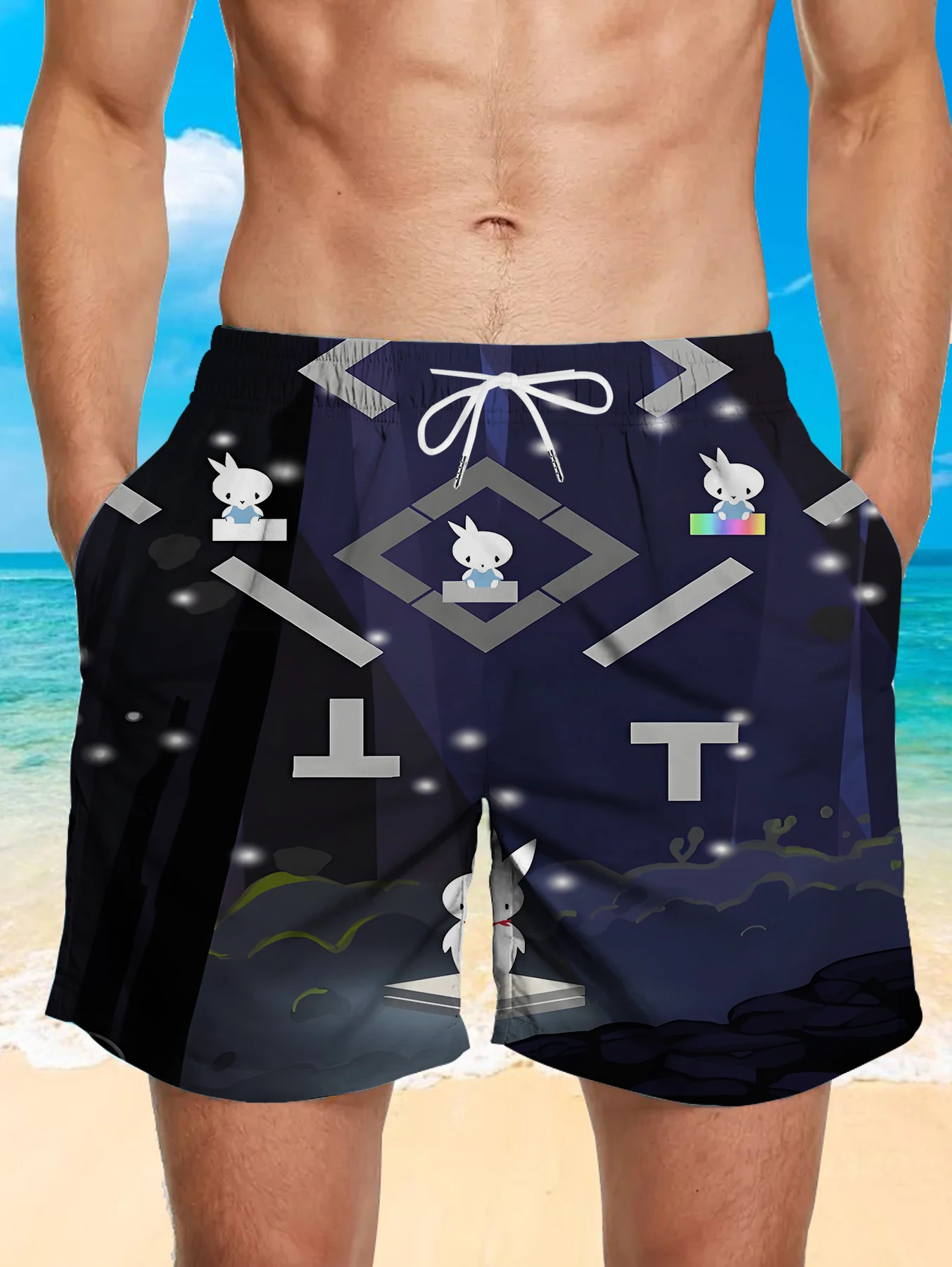 Streetwear Full Print Digital Shorts Male Elastic Waist Quick Dry Polyester Trunks
Streetwear Full Print Digital Shorts Male Elastic Waist Quick Dry Polyester Trunks