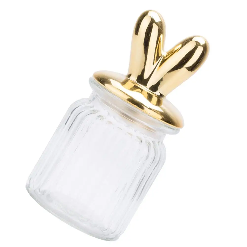 Rabbit Ear Sealed Jar Snack Jars with Lid Airtight Containers for Food Vanity Unit
Rabbit Ear Sealed Jar Snack Jars with Lid Airtight Containers for Food Vanity Unit