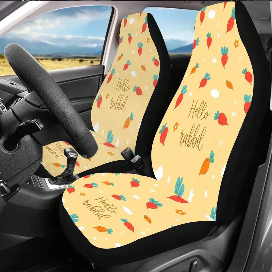 Car Front Seat Cover With Carrot Flower Pattern Universal Breathable Fabric Durable Decorative
Car Front Seat Cover With Carrot Flower Pattern Universal Breathable Fabric Durable Decorative
