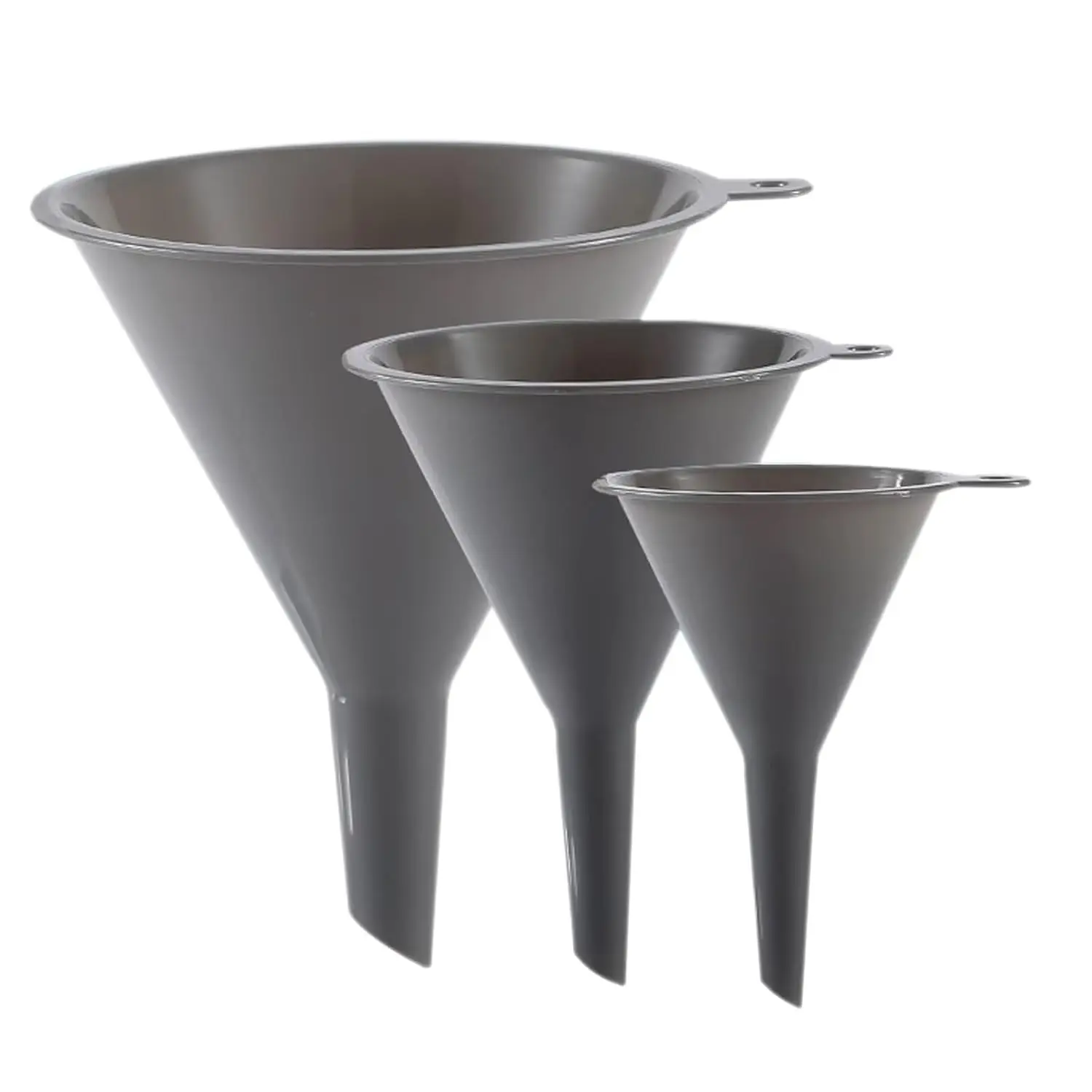 Kitchen Funnel Set of 3, Round Funnels for Filling Bottles, Durable Multifunctional Funnels for Canning, Cooking, Lab, Car Oil (Gray)
Kitchen Funnel Set of 3, Round Funnels for Filling Bottles, Durable Multifunctional Funnels for Canning, Cooking, Lab, Car Oil (Gray)