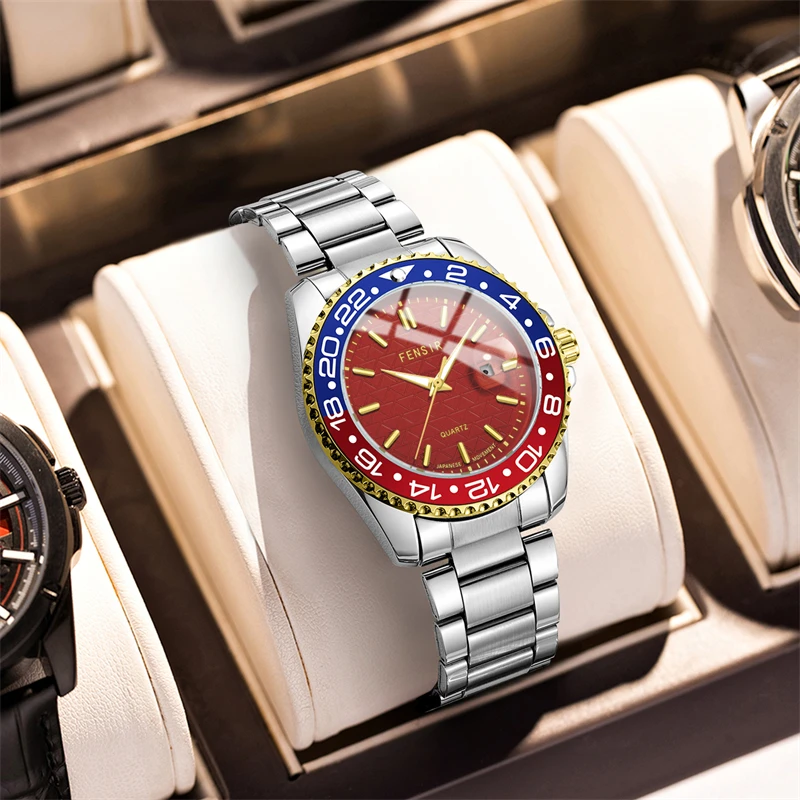 High-Quality Multi-Color Dial, Fashionable, Casual, and Versatile Men's Watch, Men's European and American Style Steel Band Calendar Waterproof Quartz Watch, Suitable for Daily Wear, the Best Gift for Him
High-Quality Multi-Color Dial, Fashionable, Casual, and Versatile Men's Watch, Men's European and American Style Steel Band Calendar Waterproof Quartz Watch, Suitable for Daily Wear, the Best Gift for Him