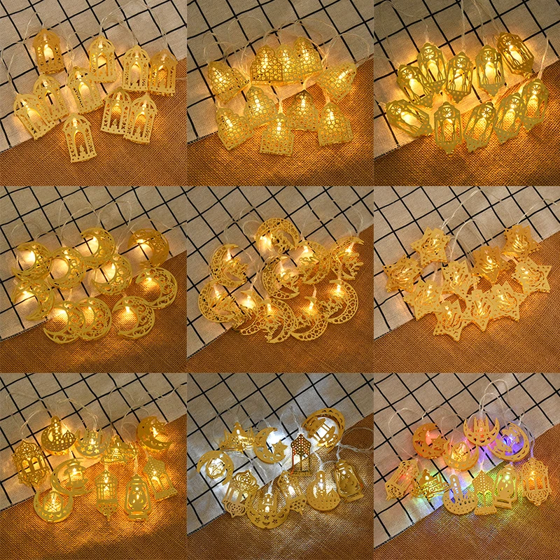 1.65M Moon Star Led String Lights EID Mubarak Ramadan Decoration Iron Art Light String Fairy Garland Islamic Muslim Party Decor
1.65M Moon Star Led String Lights EID Mubarak Ramadan Decoration Iron Art Light String Fairy Garland Islamic Muslim Party Decor