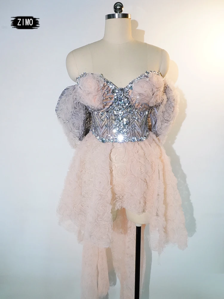 sexy rhinestones dress 2 piece Top and skirt birthday party nightclub pole dance wedding Celebrate DS stage performance costumes
sexy rhinestones dress 2 piece Top and skirt birthday party nightclub pole dance wedding Celebrate DS stage performance costumes