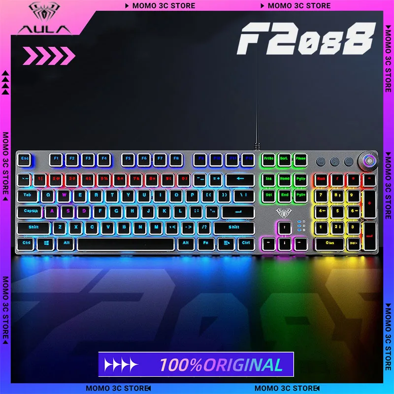 Aula F2088 Pro Mechanical Keyboard Wired Hot Swap RGB Multi Functional Knob Ergonomics Custom Gamer Laptop PC Gaming Keyboard
Aula F2088 Pro Mechanical Keyboard Wired Hot Swap RGB Multi Functional Knob Ergonomics Custom Gamer Laptop PC Gaming Keyboard