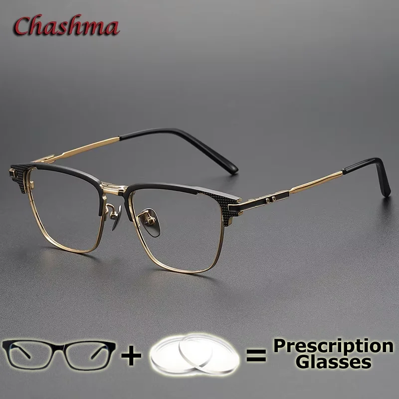 Chashma Prescription Glasses Men Optical Myopia Lenses Designer Wide Field Multifocal Acetate Titanium Progressive Spectacles
Chashma Prescription Glasses Men Optical Myopia Lenses Designer Wide Field Multifocal Acetate Titanium Progressive Spectacles