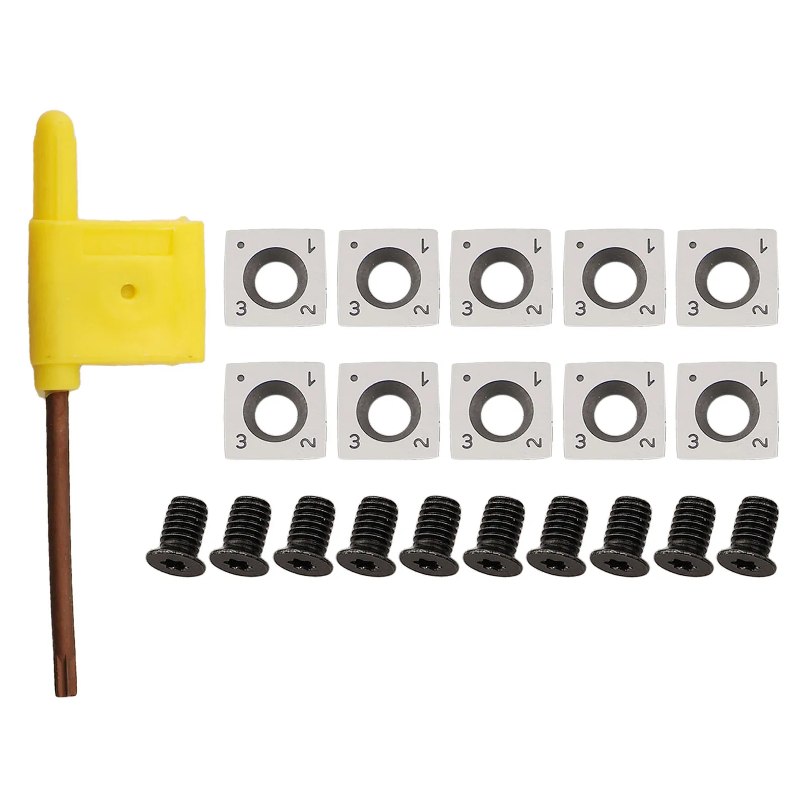 DIY Woodworking 45 100mm Carbide Inserts Cutter 15mm Square Inserts Versatile Woodworking Tool 4 Cutting Edges
DIY Woodworking 45 100mm Carbide Inserts Cutter 15mm Square Inserts Versatile Woodworking Tool 4 Cutting Edges