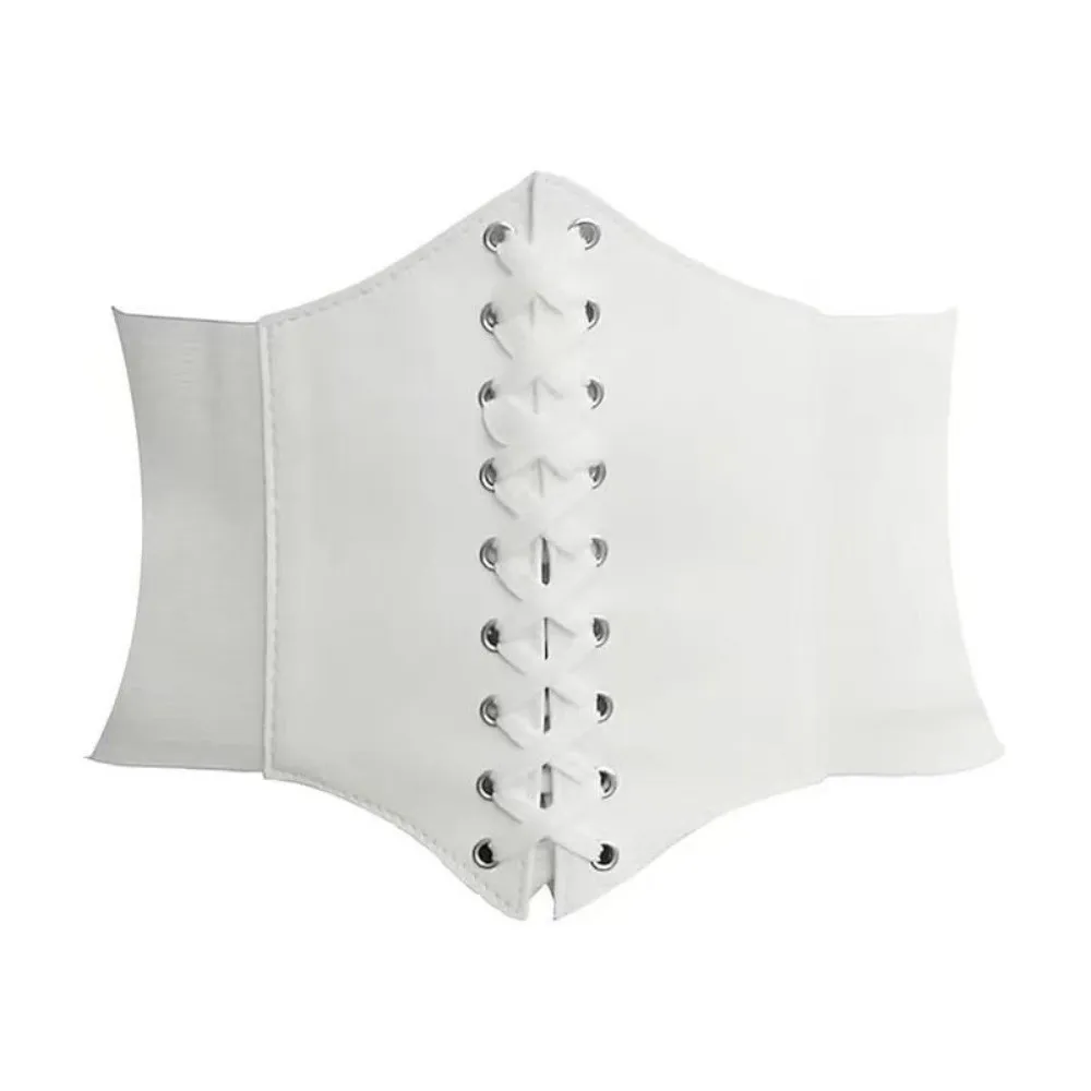 Новые ремни для похудения в стиле панк из искусственной кожи с высокой эластичностью на талии, внешняя одежда, широкий пояс
Новые ремни для похудения в стиле панк из искусственной кожи с высокой эластичностью на талии, внешняя одежда, широкий пояс