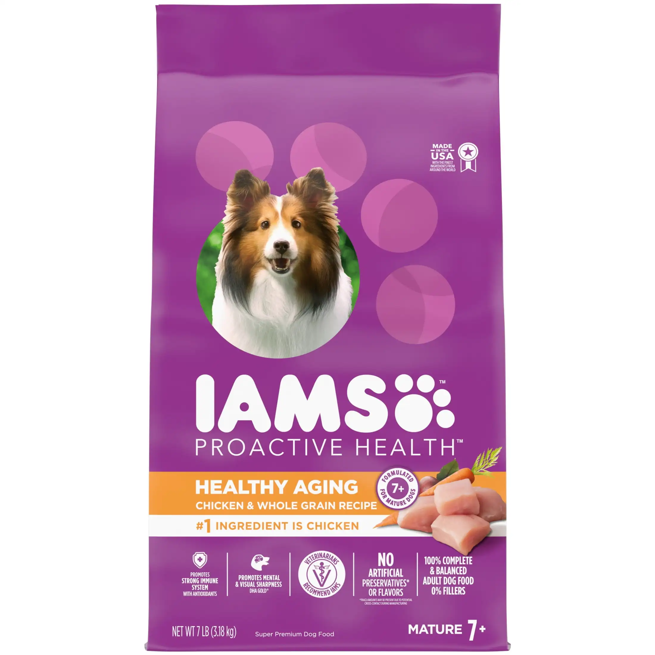 Iams активное здоровье здоровый старение взрослый с настоящей курицей сухой корм для собак, мешок 7 фунтов
Iams активное здоровье здоровый старение взрослый с настоящей курицей сухой корм для собак, мешок 7 фунтов