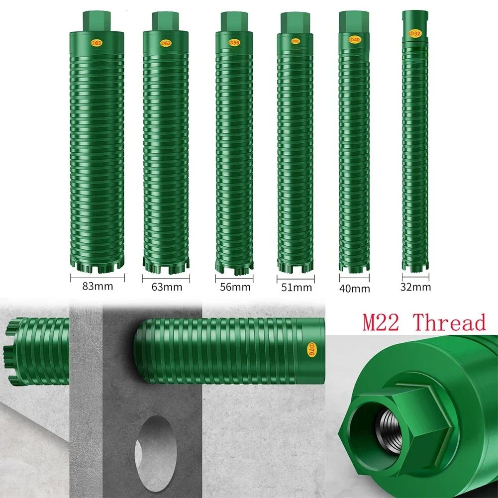 1pcs 370mm M22 Diamond Core Drill Bit For Wall Concrete Hole Saw Opener Marble Granite Masonry Diamond Dry Drill Bit 32-83mm
1pcs 370mm M22 Diamond Core Drill Bit For Wall Concrete Hole Saw Opener Marble Granite Masonry Diamond Dry Drill Bit 32-83mm