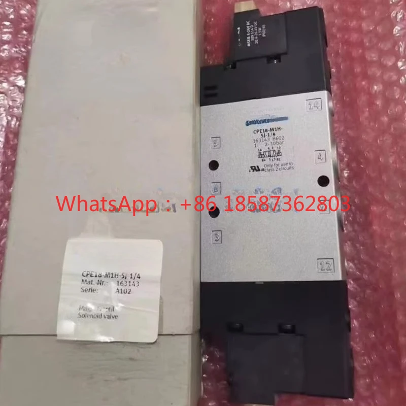 Solenoid valve CPE18-M1H-5/3G-1/4 170247 163142 163143
Solenoid valve CPE18-M1H-5/3G-1/4 170247 163142 163143