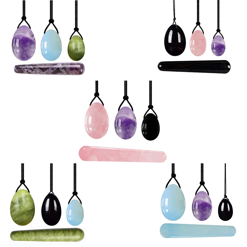 4PCs Natural Jade Yoni Eggs Massage Wand Set Ladies Kegel Exerciser Yoni Pelvic Floor Muscle Massage For Women Vaginal Wellness
4PCs Natural Jade Yoni Eggs Massage Wand Set Ladies Kegel Exerciser Yoni Pelvic Floor Muscle Massage For Women Vaginal Wellness