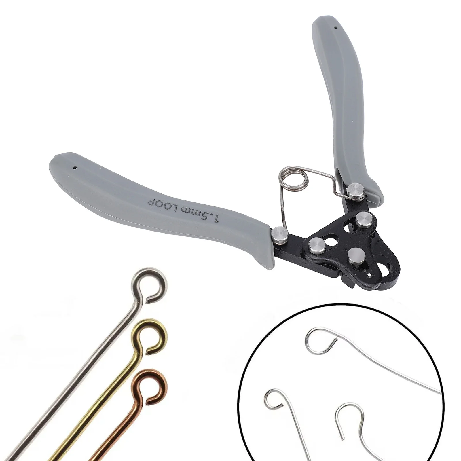 【Новинка】One Step Looper 1,5 мм, плоскогубцы, инструмент для изготовления ювелирных изделий, 18-26 г, ремесленная проволока, золото, серебро, медь, железные катушки с серой ручкой
【Новинка】One Step Looper 1,5 мм, плоскогубцы, инструмент для изготовления ювелирных изделий, 18-26 г, ремесленная проволока, золото, серебро, медь, железные катушки с серой ручкой
