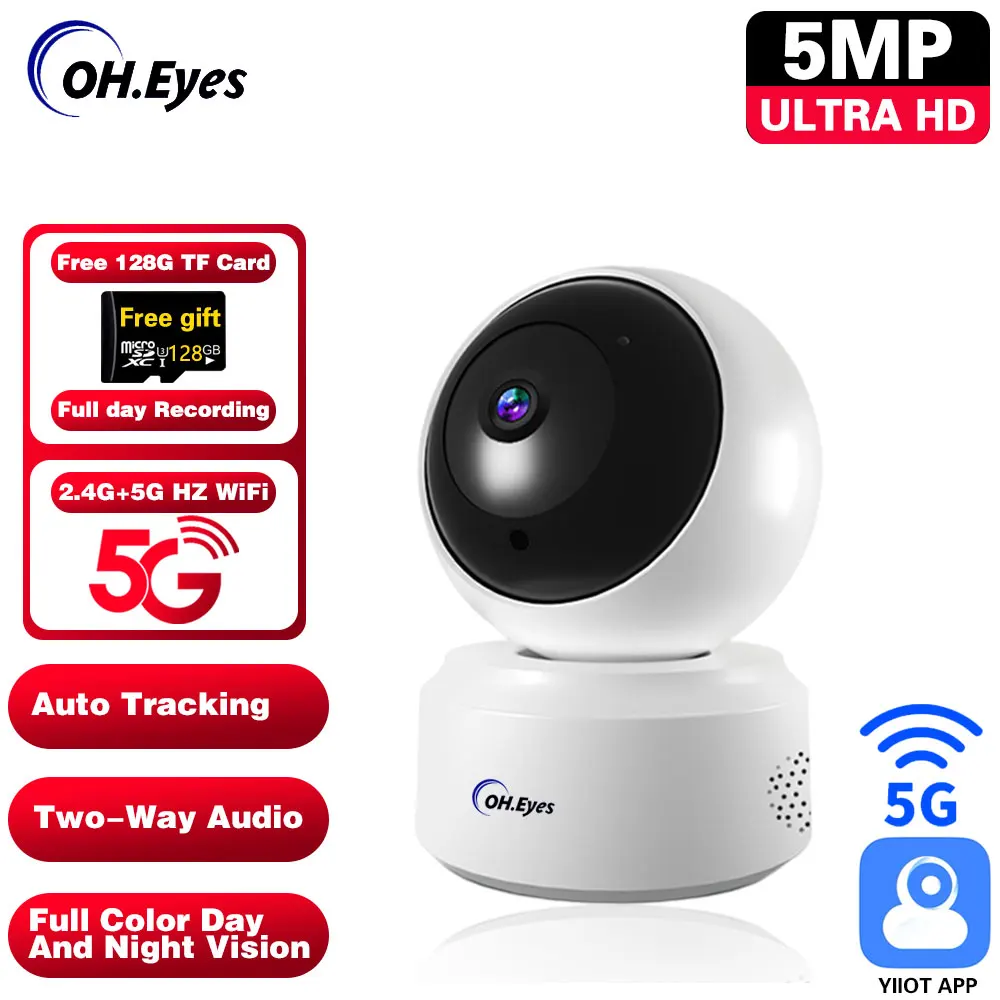CCTV Camera Surveillance WiFi Wireless 360° Panoramic IP Camera Two-Way Audio 1080P HD 5MP WI-FI Camera Home Security Camera Wit
CCTV Camera Surveillance WiFi Wireless 360° Panoramic IP Camera Two-Way Audio 1080P HD 5MP WI-FI Camera Home Security Camera Wit