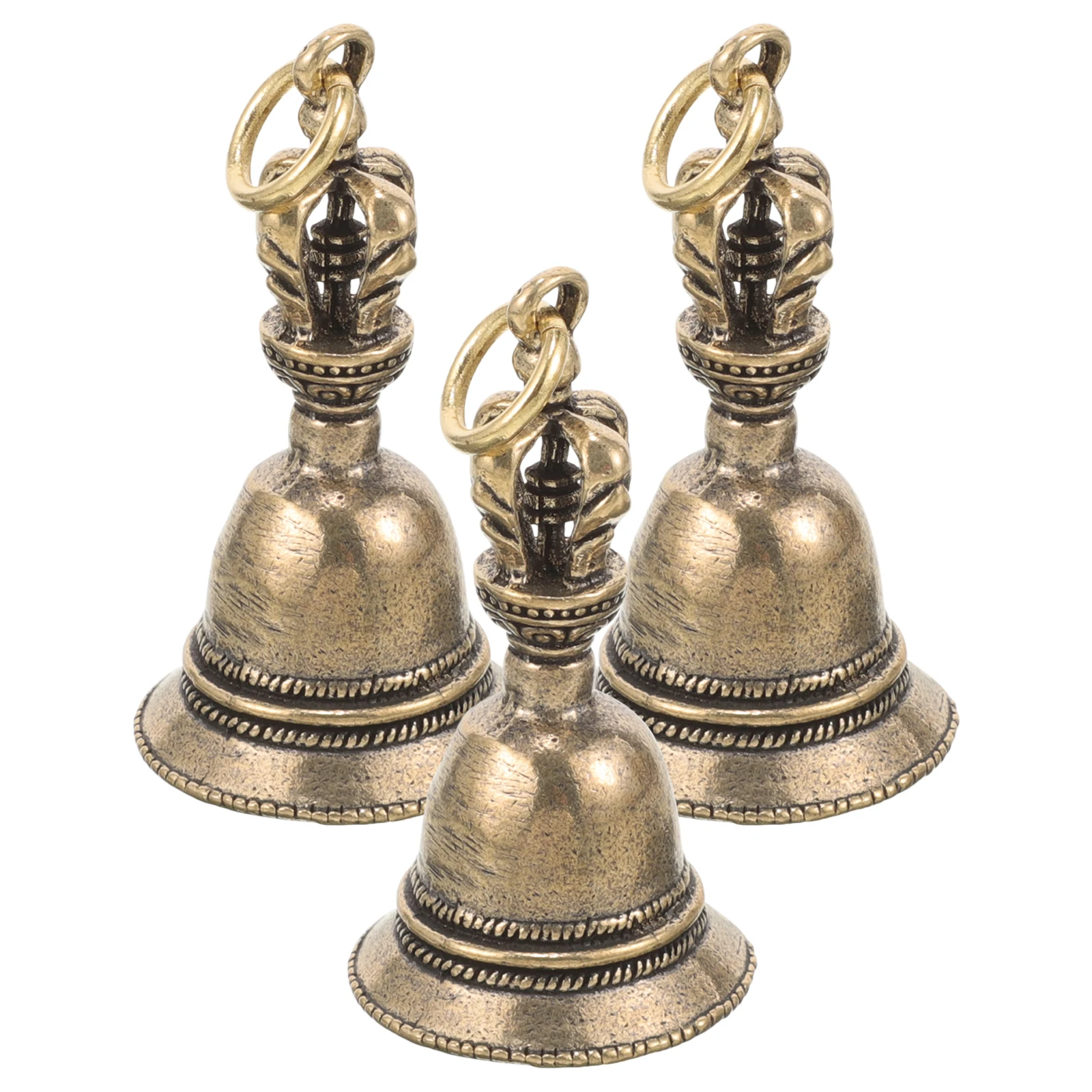 3pcs Vintage Brass Bells Mini Ornaments for Crafting Hanging Keychains Retro Copper DIY charms Jewelry Accessories
3pcs Vintage Brass Bells Mini Ornaments for Crafting Hanging Keychains Retro Copper DIY charms Jewelry Accessories