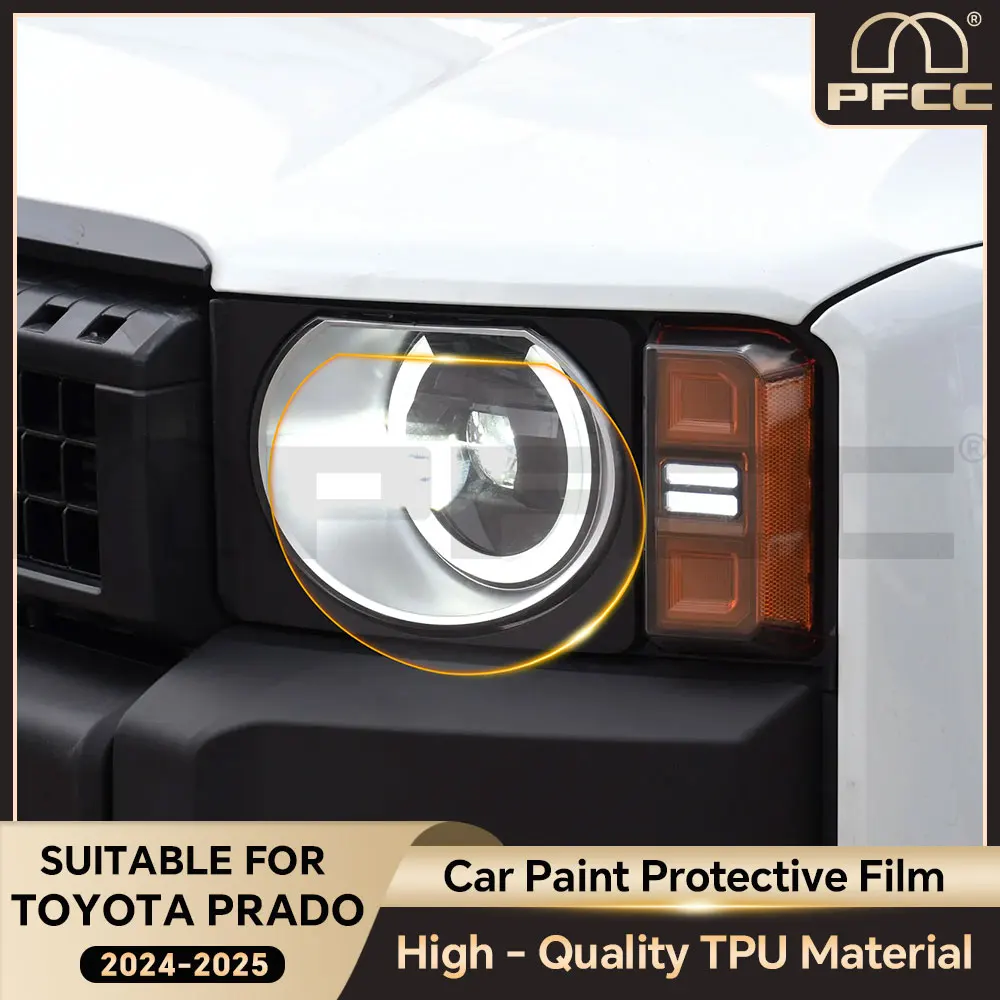 Headlight Film for Land Cruiser 1958 for Toyota Prado 2024 2025 Rearview Car Paint Protection Film Pre Cut TPU PPF Sticker
Headlight Film for Land Cruiser 1958 for Toyota Prado 2024 2025 Rearview Car Paint Protection Film Pre Cut TPU PPF Sticker