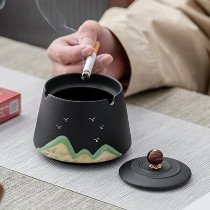 Ceramic Ashtrays Luxury Smoking Ashtray Desk Decorative Ash Tray Indoor Elegant Ashtray with Lid Creative Smoking Accessories
Ceramic Ashtrays Luxury Smoking Ashtray Desk Decorative Ash Tray Indoor Elegant Ashtray with Lid Creative Smoking Accessories