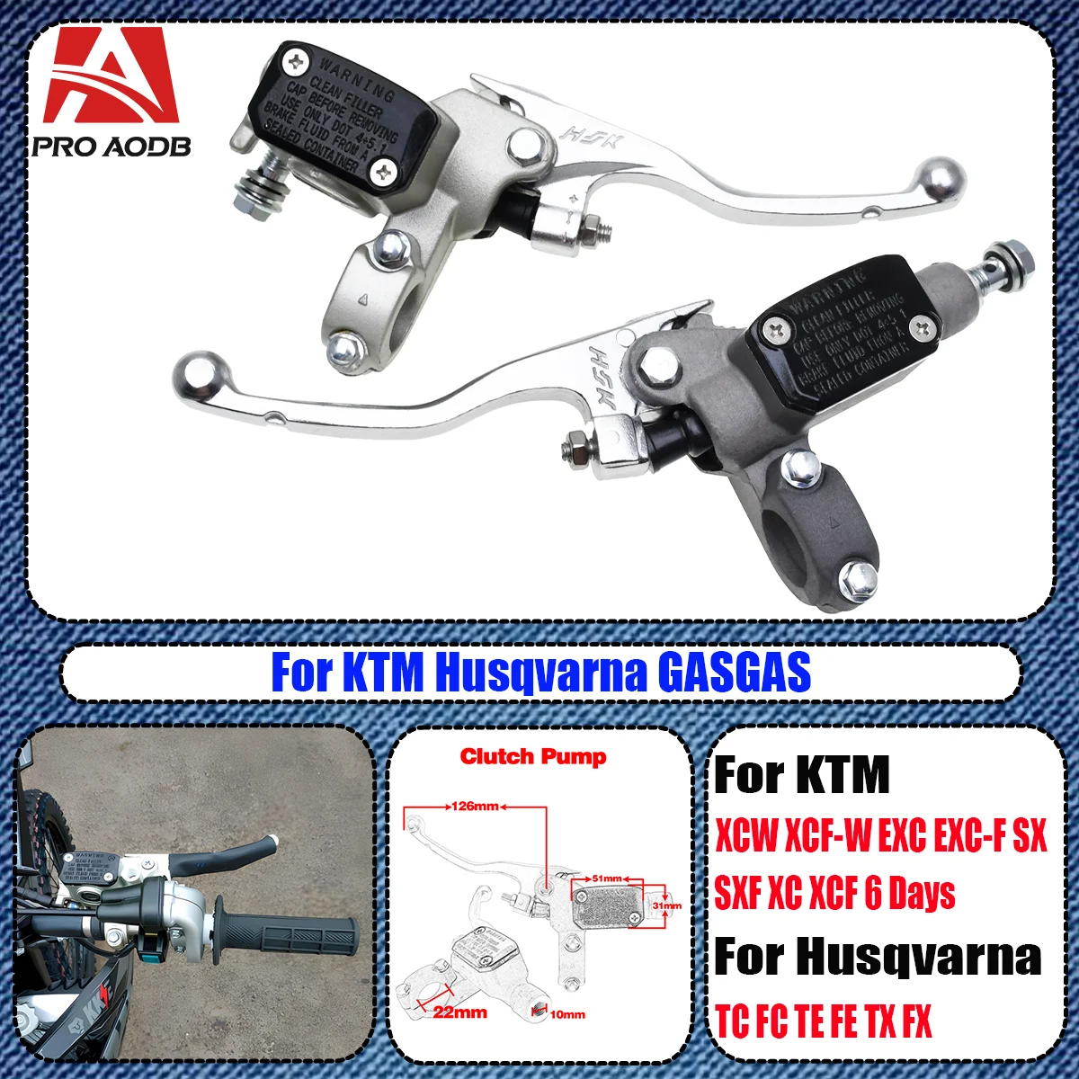 Motorcycle Hydraulic Brake Clutch Pump Master Cylinder For GasGas EC EX MC For KTM SX SX-F XC XC-W XCF-W XC-F EXC EXC-F 150-500
Motorcycle Hydraulic Brake Clutch Pump Master Cylinder For GasGas EC EX MC For KTM SX SX-F XC XC-W XCF-W XC-F EXC EXC-F 150-500