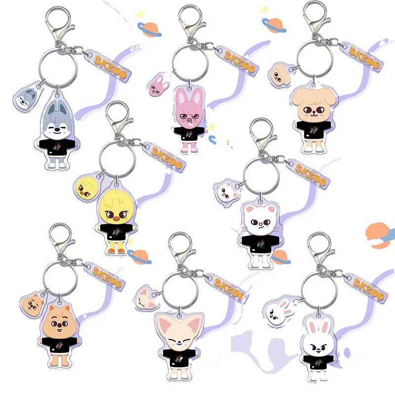 SKZOO Cartoon Acrylic Double sided Pendant Keychain Magic Academy Couple Souvenir Anime Peripheral Birthday Gift
SKZOO Cartoon Acrylic Double sided Pendant Keychain Magic Academy Couple Souvenir Anime Peripheral Birthday Gift
