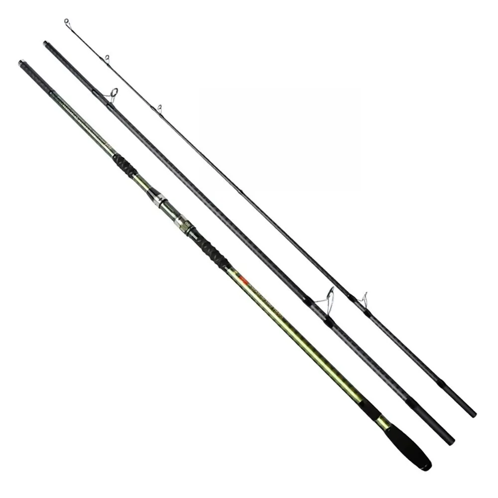 3.9m 4.2m 4.5m Fishing Rod 3 Section EVA Handle Line Weight 18-50LB Lure Weight 80-300g Reel Seat Surf Rod for Trevally
3.9m 4.2m 4.5m Fishing Rod 3 Section EVA Handle Line Weight 18-50LB Lure Weight 80-300g Reel Seat Surf Rod for Trevally