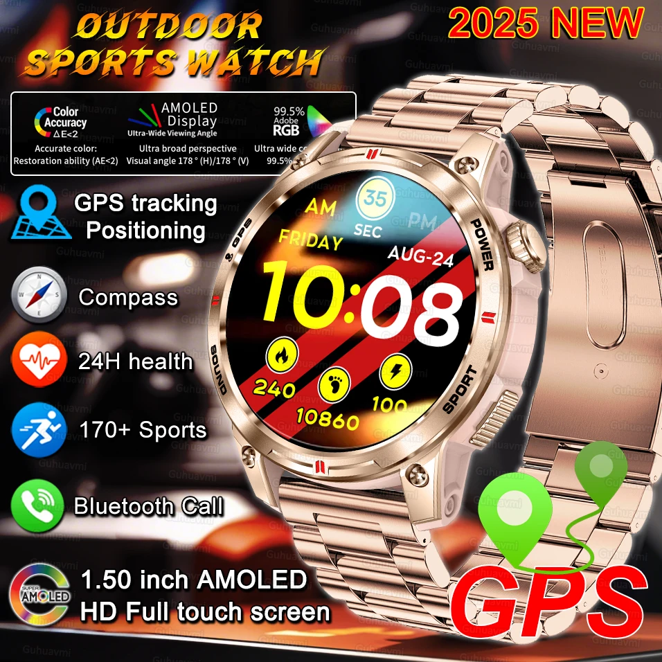 2025 New For Xiaomi GPS Sports Smart Watch Men Waterproof Fitness Trackr Bluetooth call 400Mah Battery Smartwatch Woman Bracelet
2025 New For Xiaomi GPS Sports Smart Watch Men Waterproof Fitness Trackr Bluetooth call 400Mah Battery Smartwatch Woman Bracelet