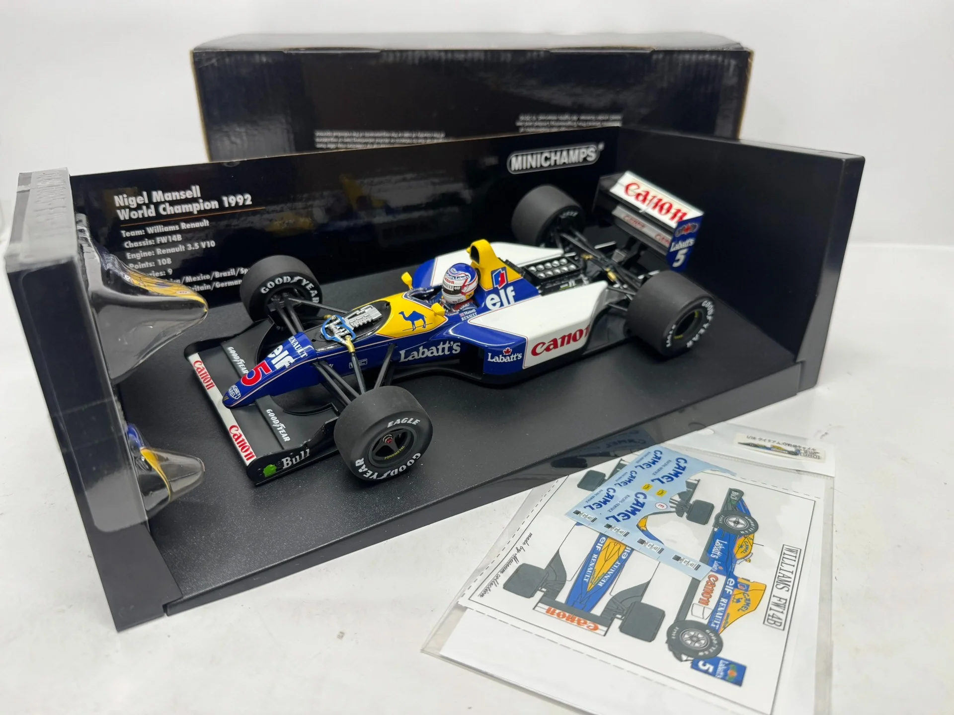 Minichamps 1:18 F1 FW14B 1992 Simulation Limited Edition Resin Metal Static Car Model Toy Gift
Minichamps 1:18 F1 FW14B 1992 Simulation Limited Edition Resin Metal Static Car Model Toy Gift