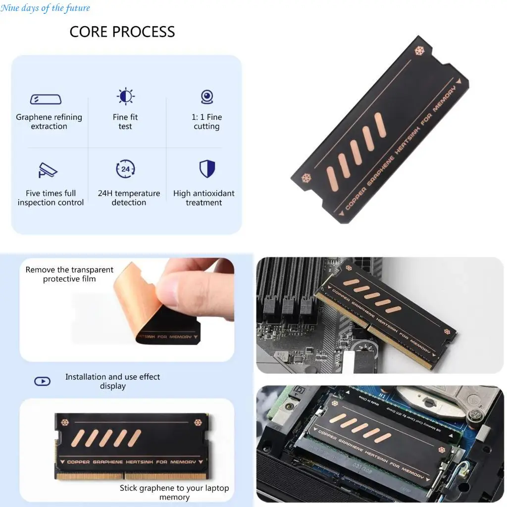 Copper Heatsink Laptop Memory Card Cooler Radiator Heat Sink Cooler Pad E65A
Copper Heatsink Laptop Memory Card Cooler Radiator Heat Sink Cooler Pad E65A