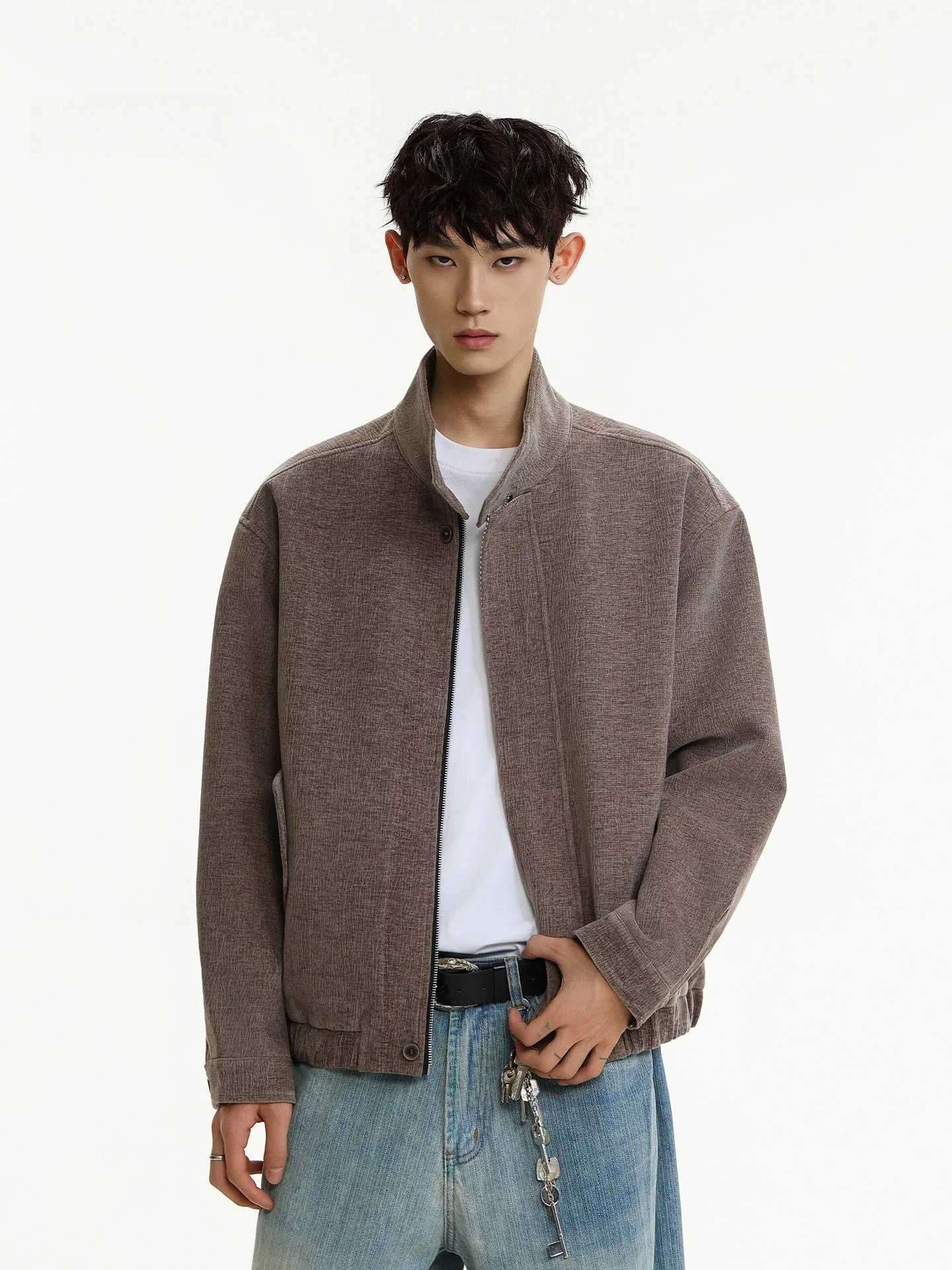 Retro Fce ort Harington Jaet Men's Trendy American Cleanfit Stand Collar Outerwear Autumn Loose Fit Zipper Polyester N...
Retro Fce ort Harington Jaet Men's Trendy American Cleanfit Stand Collar Outerwear Autumn Loose Fit Zipper Polyester N...