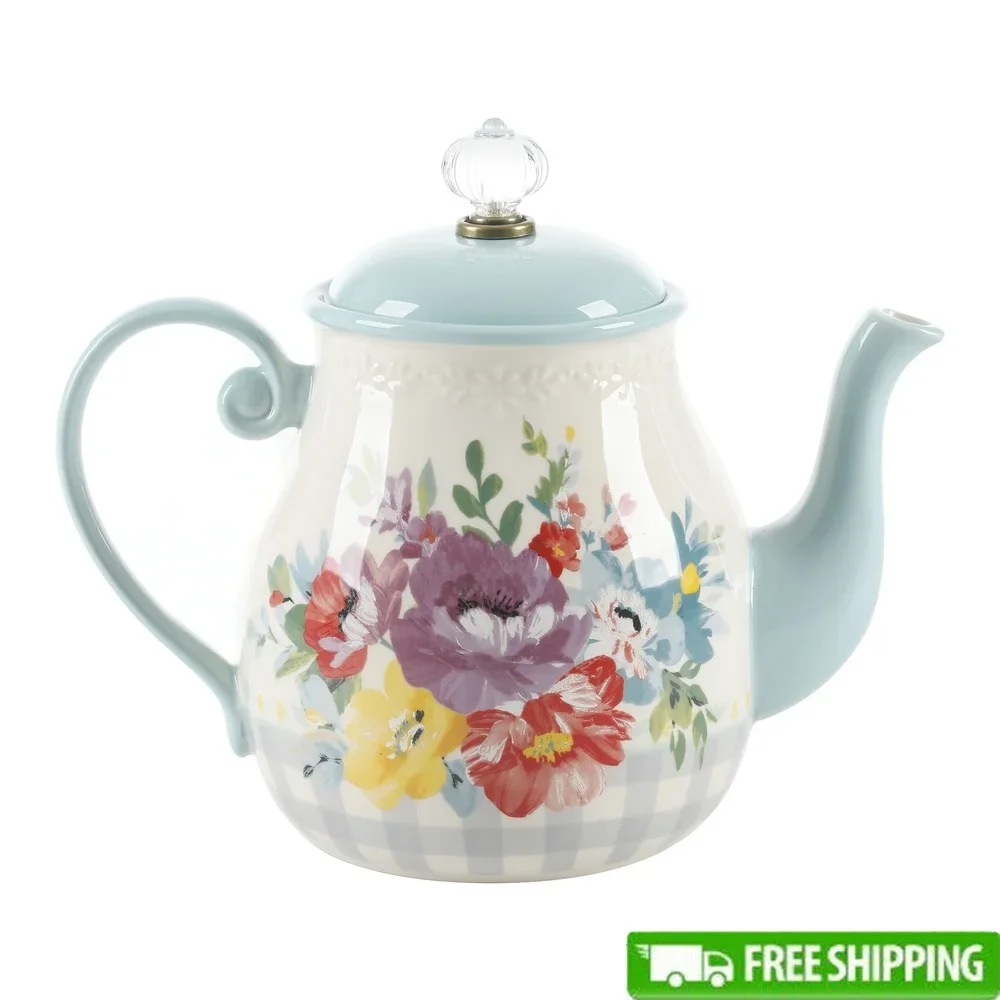 Vintage Floral Ceramic Tea Pot Dishwasher Safe Ideal Hot Beverages Kitchen Decor Gift Tea Lovers Stylish Home Essentials
Vintage Floral Ceramic Tea Pot Dishwasher Safe Ideal Hot Beverages Kitchen Decor Gift Tea Lovers Stylish Home Essentials