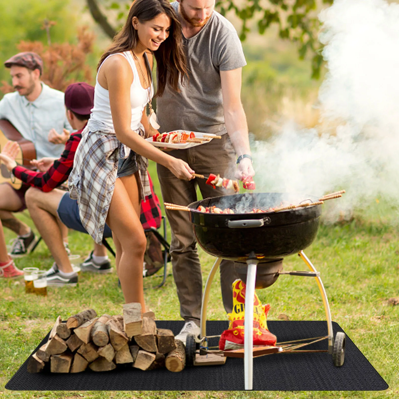 Large Outdoor Grill Mat Flame Retardant Grill Mat Fireplace Mat Fire Mat Oil And Waterproof Grill Under Grill Mat For Outdoor
Large Outdoor Grill Mat Flame Retardant Grill Mat Fireplace Mat Fire Mat Oil And Waterproof Grill Under Grill Mat For Outdoor