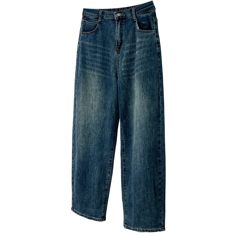 2026 Spring Autumn Plus Size High Waist Denim Pants Stretch Curved Leg Slimming Long Trousers For Curvy Ladies 2602
2026 Spring Autumn Plus Size High Waist Denim Pants Stretch Curved Leg Slimming Long Trousers For Curvy Ladies 2602