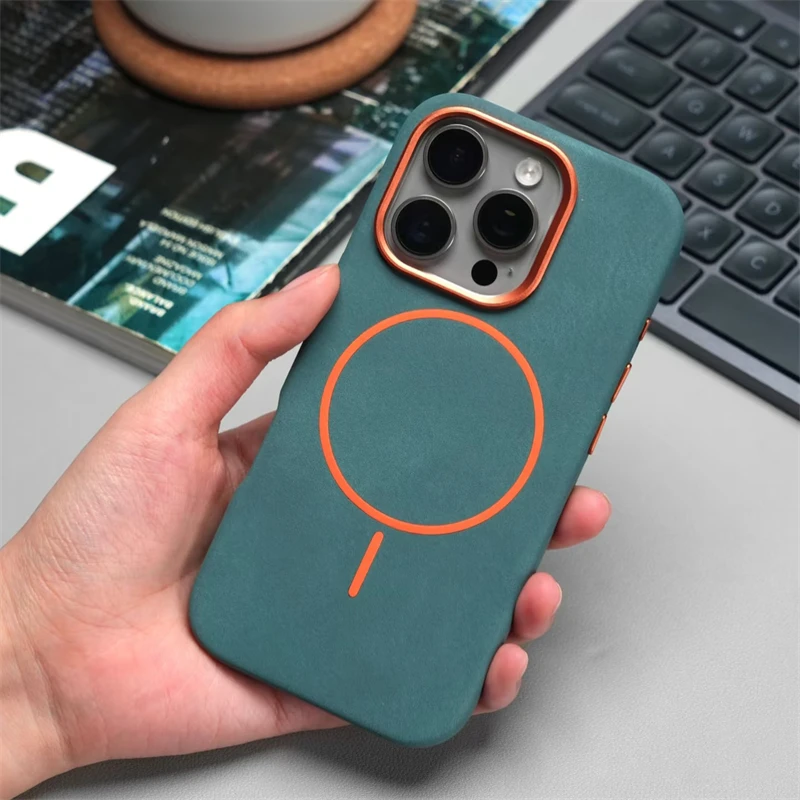Hit Color Matte Leather Texture Magsafe Phone Case For iPhone 13 14 15 16 Pro Max Wireless Charging Metal Lens Shockproof Cover
Hit Color Matte Leather Texture Magsafe Phone Case For iPhone 13 14 15 16 Pro Max Wireless Charging Metal Lens Shockproof Cover