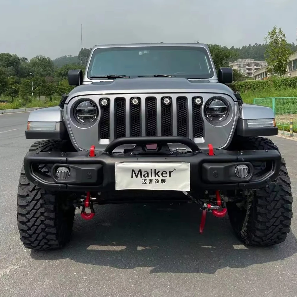 Maiker Steel 10th Anniversary Front Bumper Guard Bull Bar For Jeep Wrangler JL/Gladiator JT Accessories Maiker Manufacturer
Maiker Steel 10th Anniversary Front Bumper Guard Bull Bar For Jeep Wrangler JL/Gladiator JT Accessories Maiker Manufacturer