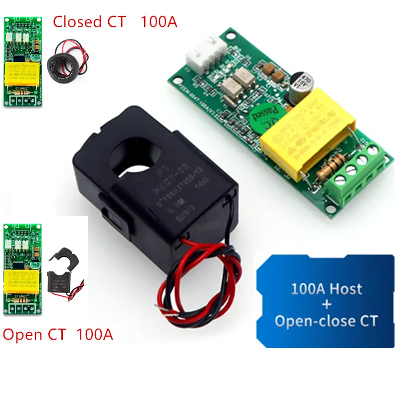 AC Digital Multifunction Meter Watt Power Volt Amp TTL Current Test Module PZEM-004T With Coil 0-100A 80-260V AC OPEN CLOSE
AC Digital Multifunction Meter Watt Power Volt Amp TTL Current Test Module PZEM-004T With Coil 0-100A 80-260V AC OPEN CLOSE