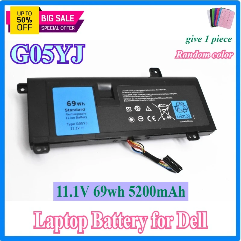 Аккумулятор для ноутбука G05YJ для Dell Alienware 14 A14 M14X R3 R4 G05YJ Y3PN0 8X70T 14D-1528 ALW14D-5528 ALW14D-1528 LW14D-4528
Аккумулятор для ноутбука G05YJ для Dell Alienware 14 A14 M14X R3 R4 G05YJ Y3PN0 8X70T 14D-1528 ALW14D-5528 ALW14D-1528 LW14D-4528